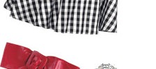 Jupe ceinture et sac Rockabilly