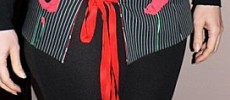 Ceinture coquelicot obi