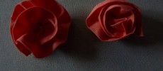 Fleurs en tissu