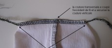 Arrêter une couture à la surjeteuse