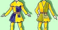 Costume de page Moyen-Age