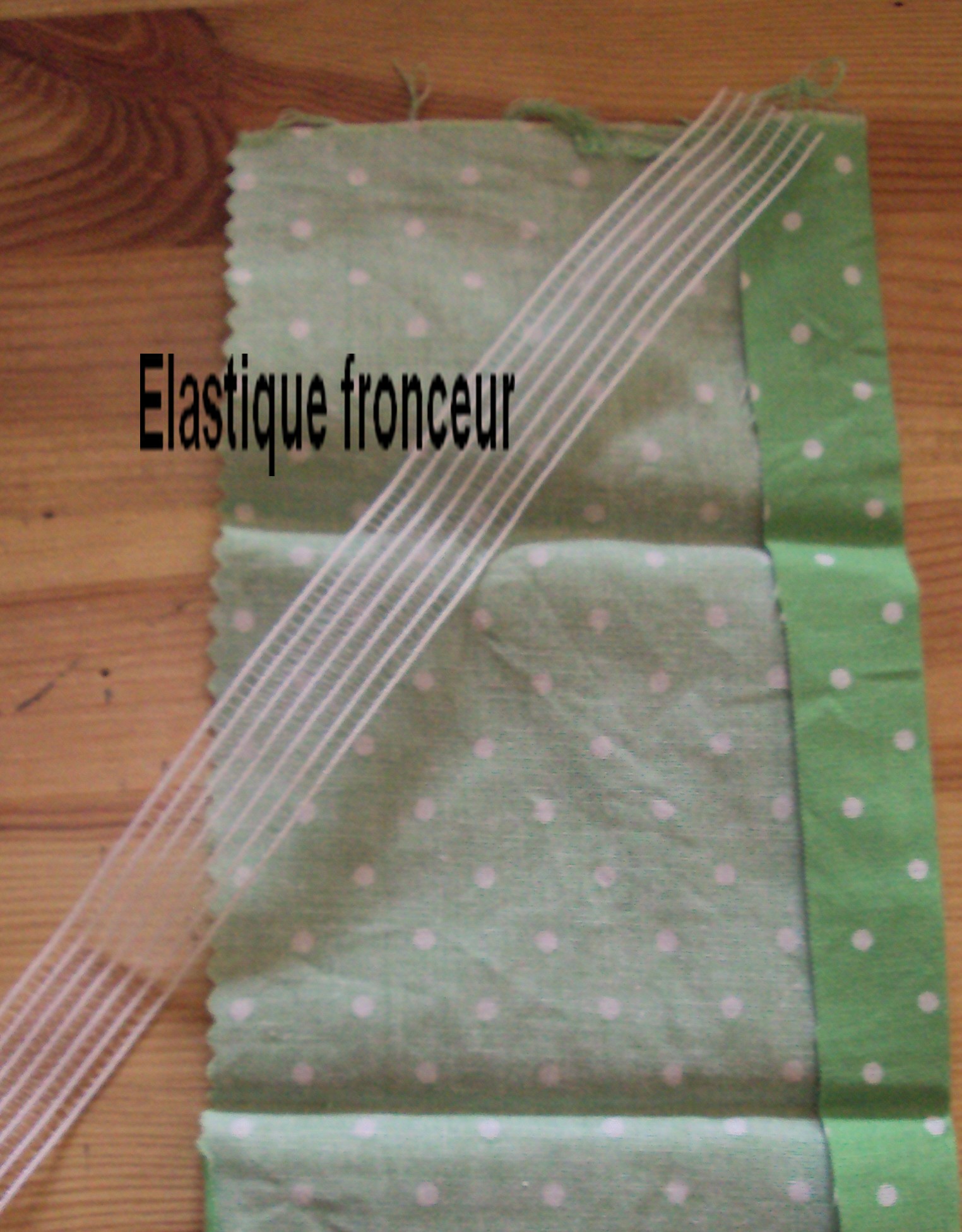 comment coudre elastique fronceur