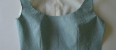 Doubler un haut de robe sans manche