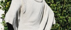 le pull qui devient poncho