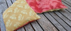 Coussin aux noyaux de cerise