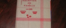Protège-cahier en tissu