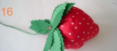 Fraise en tissu