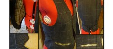 Gilet sans manche doublé avec parementure
