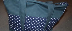 Sac Trapèze avec fermeture éclair pour débutante