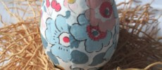 Oeufs  recouverts de tissu