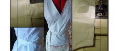 Piquer une ceinture dans l&rsquo;ourlet
