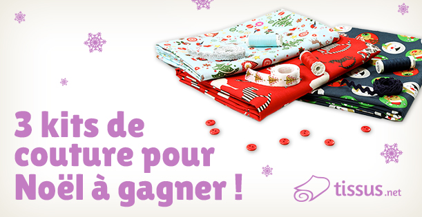 Lots spécial Noël à gagner avec tissus.net