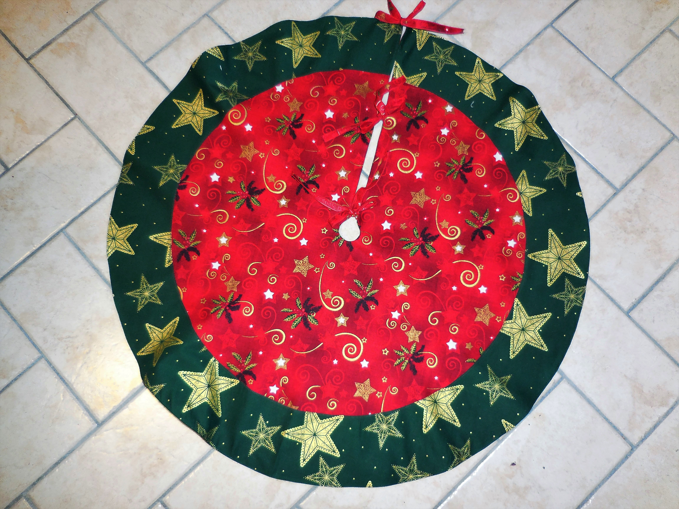 Tapis de sapin de Noël Pop Couture