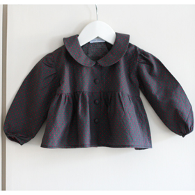 Blouse col claudine Billie