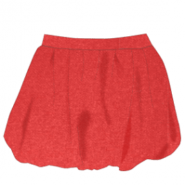 Jupe boule sur mesure