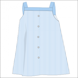Top d’été à boutons