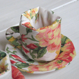 service à thé : la tasse