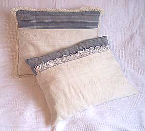 Housses de coussin au parfum d’antan