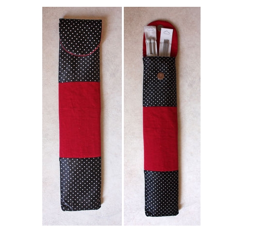 Sac Fourre-tout à Tricoter Wosume Avec Poignée En Bois - Rangement Aiguilles, Laine, Outils De Couture - 12