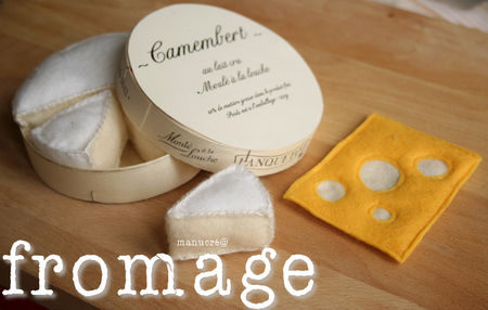 Fromages en feutrine