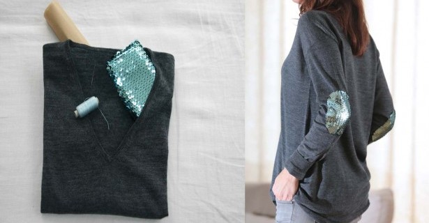 Ajouter des coudières à un pull