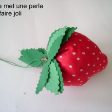 Fraise en tissu