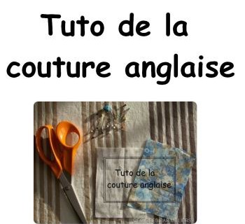 Comment faire une couture anglaise ?