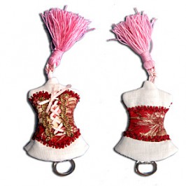 Porte-clefs corset