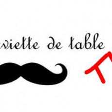 Serviette de table élastiquée