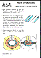 Pose d’un col claudine