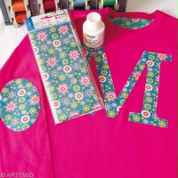 Customiser T-shirt avec du tissu