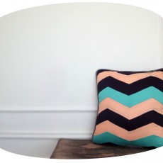 Coussin à chevrons