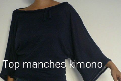 Top manches kimono