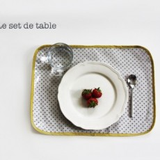 Set de table enduit