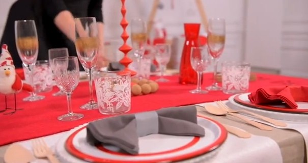 Déco table de Noël