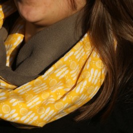 Snood bi-matière