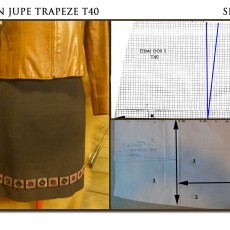 Jupe trapèze T40