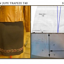 Jupe trapèze T40