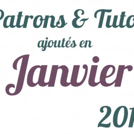 Tutos couture Janvier 2014