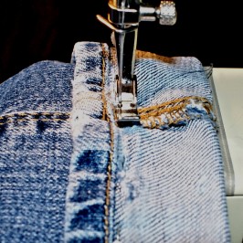 Ourlet spécial jeans