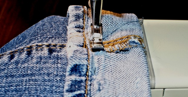 Ourlet spécial jeans