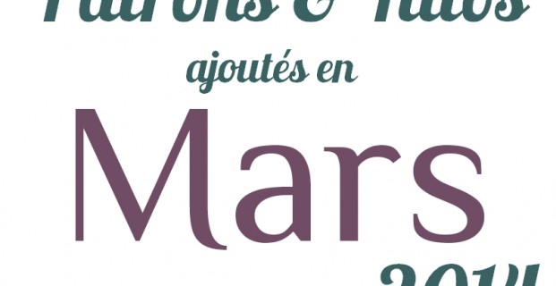 Nouveaux tutos Mars 2014