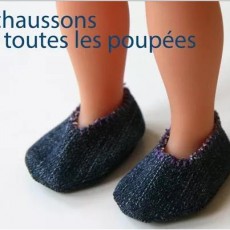 chaussons de poupée