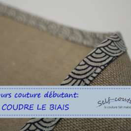 Coudre du biais sur les coins - Self-couture