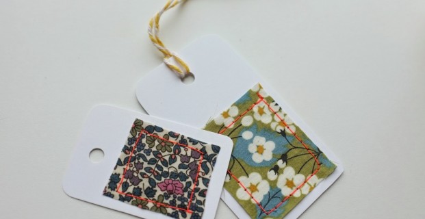 DIY étiquettes tissu