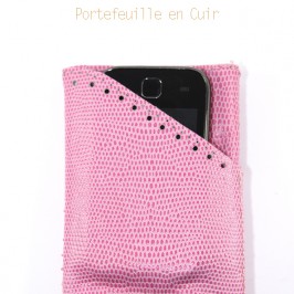 Etui portable en cuir