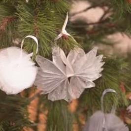 Décorations de Noël en tissu