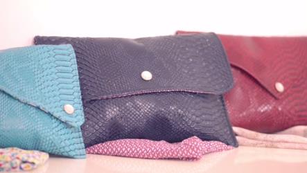 Pochette en simili