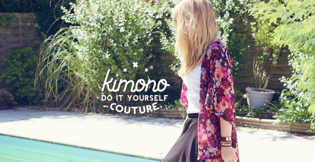 Couture Kimono à fleur
