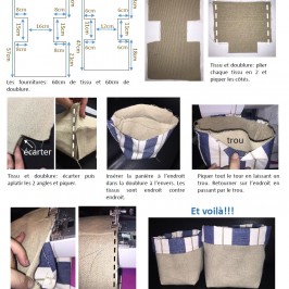 Panière vide poche simplifiés